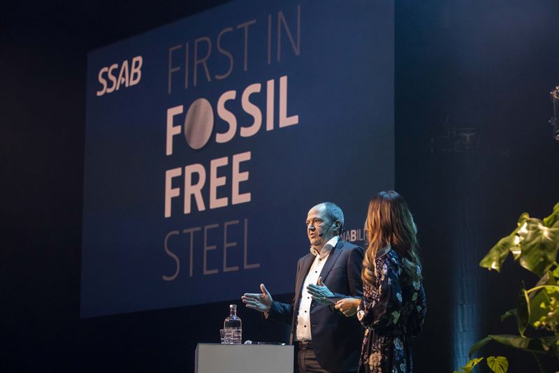 SSAB será a primeira do mercado com aço produzido sem combustíveis fósseis