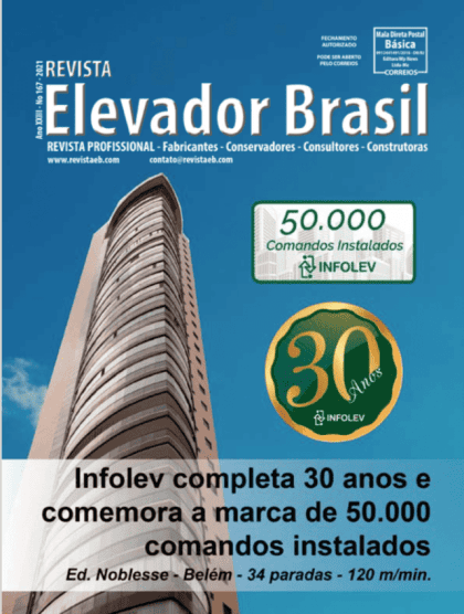 Capa da Revista Elevador Brasil – Edição 167