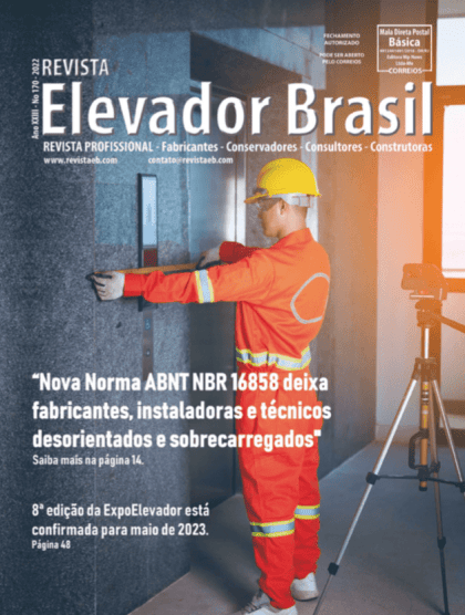 Capa da Revista Elevador Brasil – Edição 170