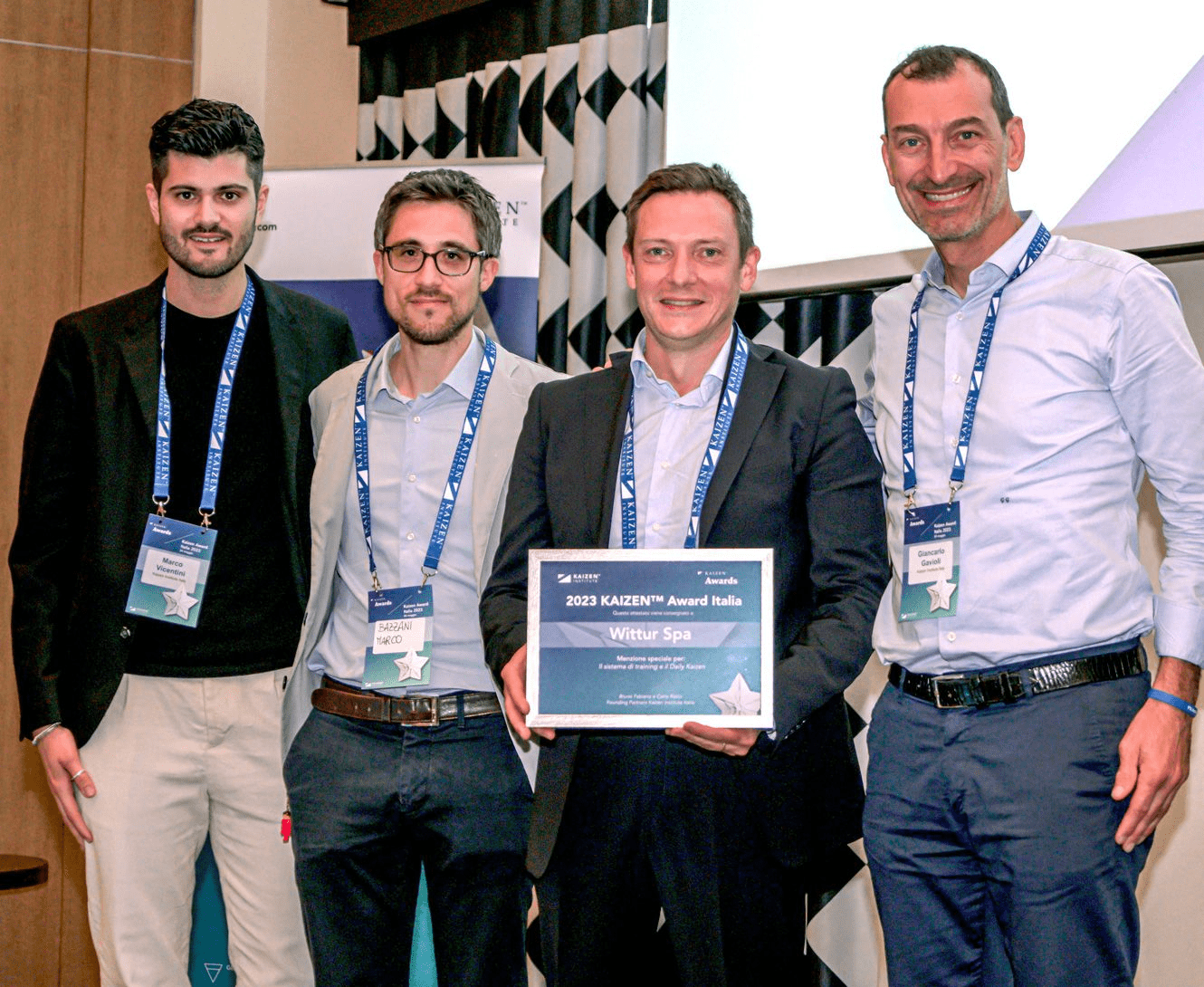 Wittur Itália é premiada pelo Kaizen Institute