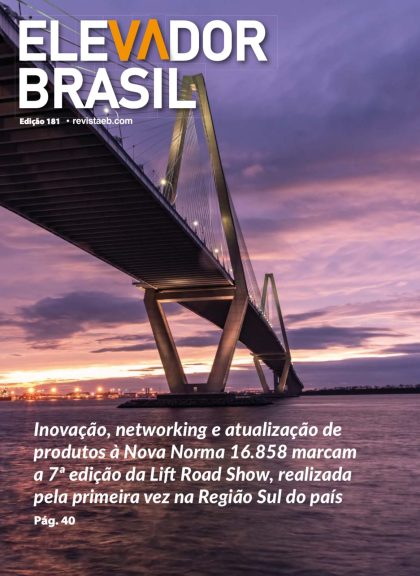 Capa da Revista Elevador Brasil – Edição 181