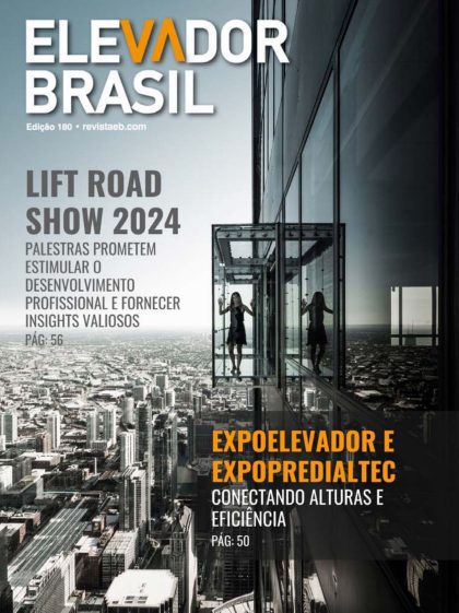 Capa da Revista Elevador Brasil – Edição 180
