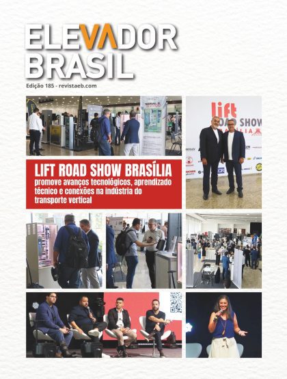 Capa da Revista Elevador Brasil – Edição 185
