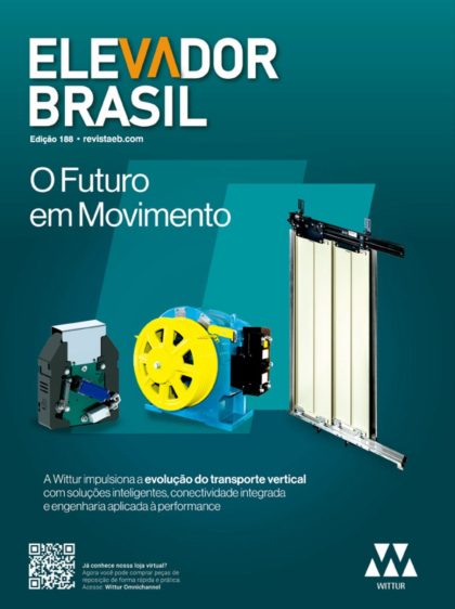 Capa da Revista Elevador Brasil – Edição 188