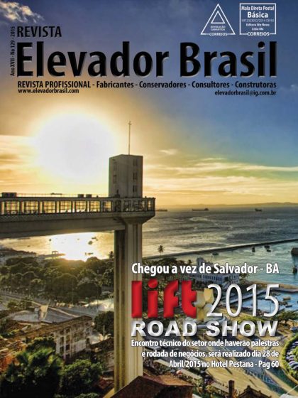 Capa da Revista Elevador Brasil – Edição 129