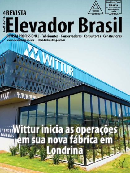 Capa da Revista Elevador Brasil – Edição 136
