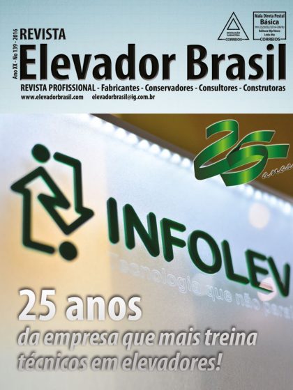 Capa da Revista Elevador Brasil – Edição 139