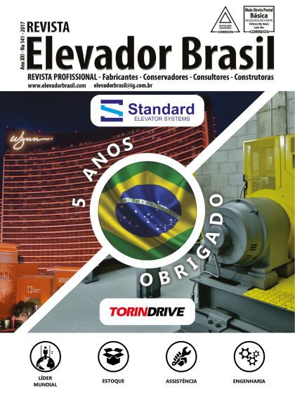 Capa da Revista Elevador Brasil – Edição 141