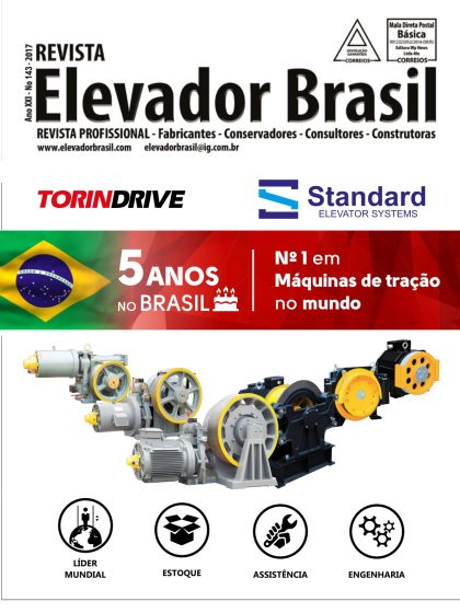 Capa da Revista Elevador Brasil – Edição 143