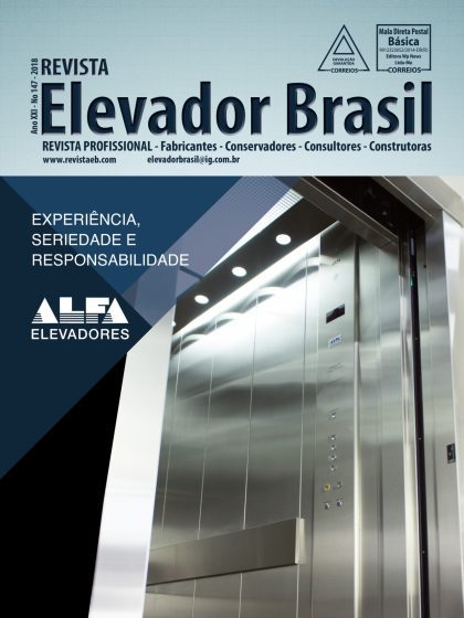 Capa da Revista Elevador Brasil – Edição 147