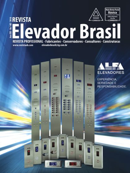 Capa da Revista Elevador Brasil – Edição 148