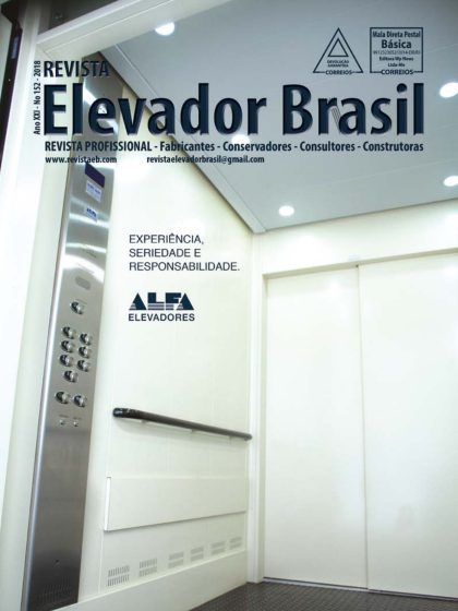 Capa da Revista Elevador Brasil – Edição 152
