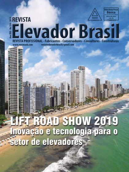 Capa da Revista Elevador Brasil – Edição 154
