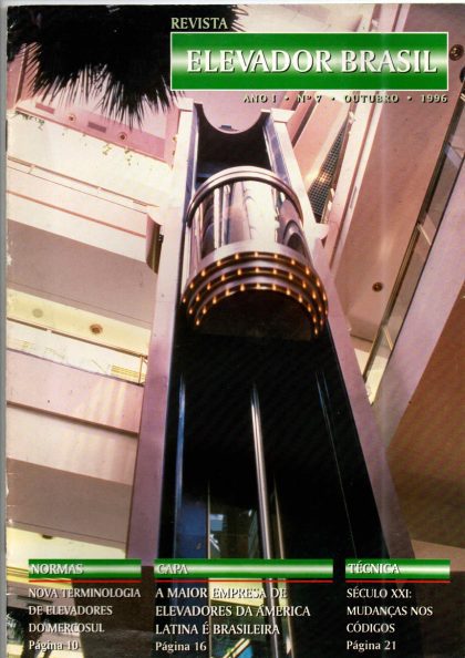 Capa da Revista Elevador Brasil – Edição 7