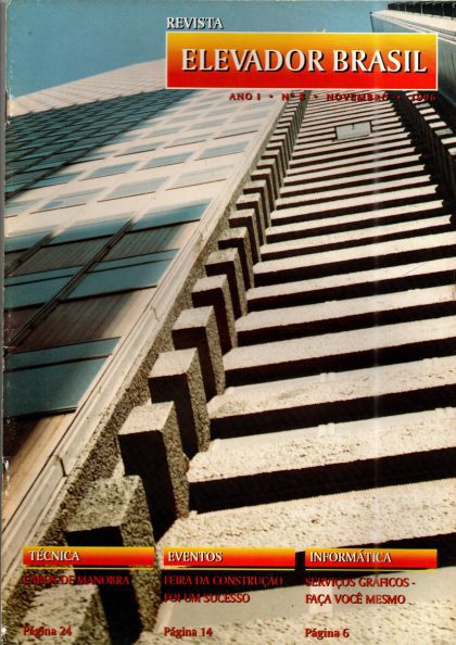 Capa da Revista Elevador Brasil – Edição 8
