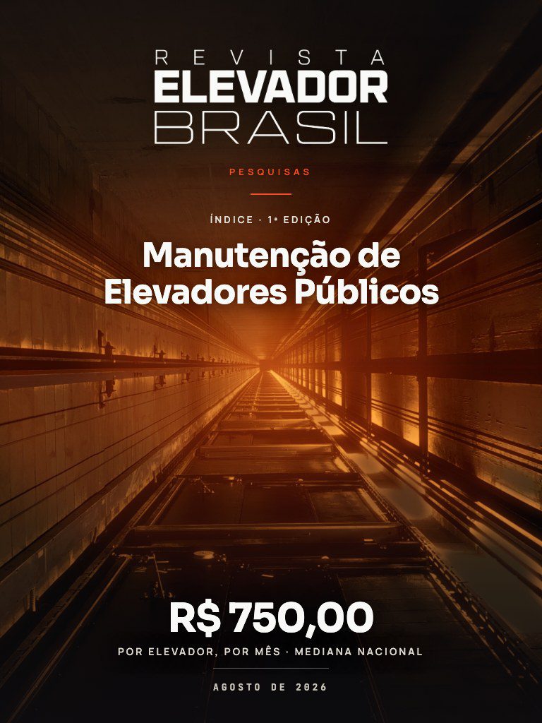 Capa da 1ª edição do Índice Revista Elevador Brasil de Manutenção de Elevadores Públicos