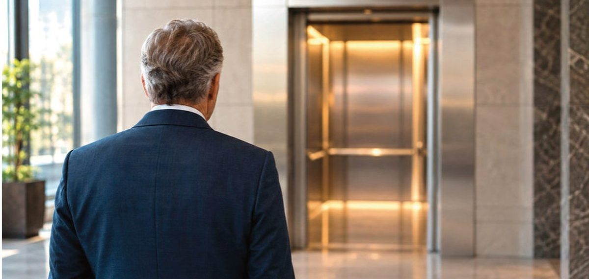 O que acontece com uma empresa de elevadores quando o fundador não está mais presente?