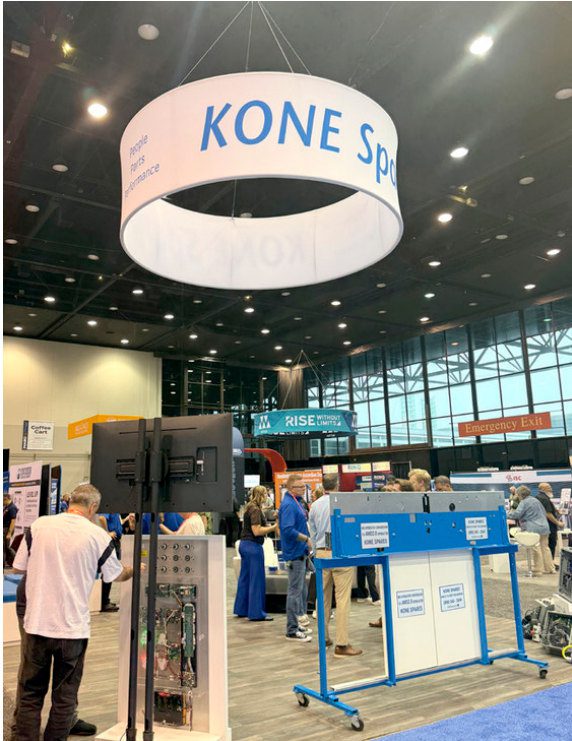 Estande da KONE Spares na NAEC 2026